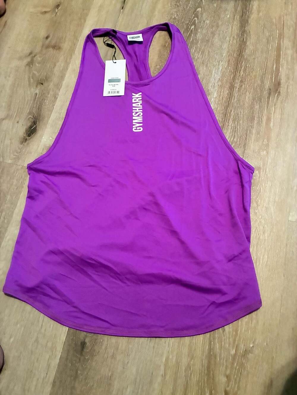 Gymshark Pulse Tank Bright Purple Medium New With Tags